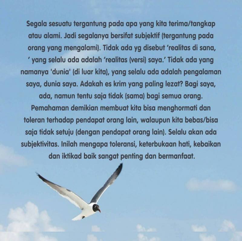 Semuanya Subjektif